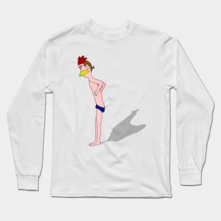 Feathers up your butt Long Sleeve T-Shirt